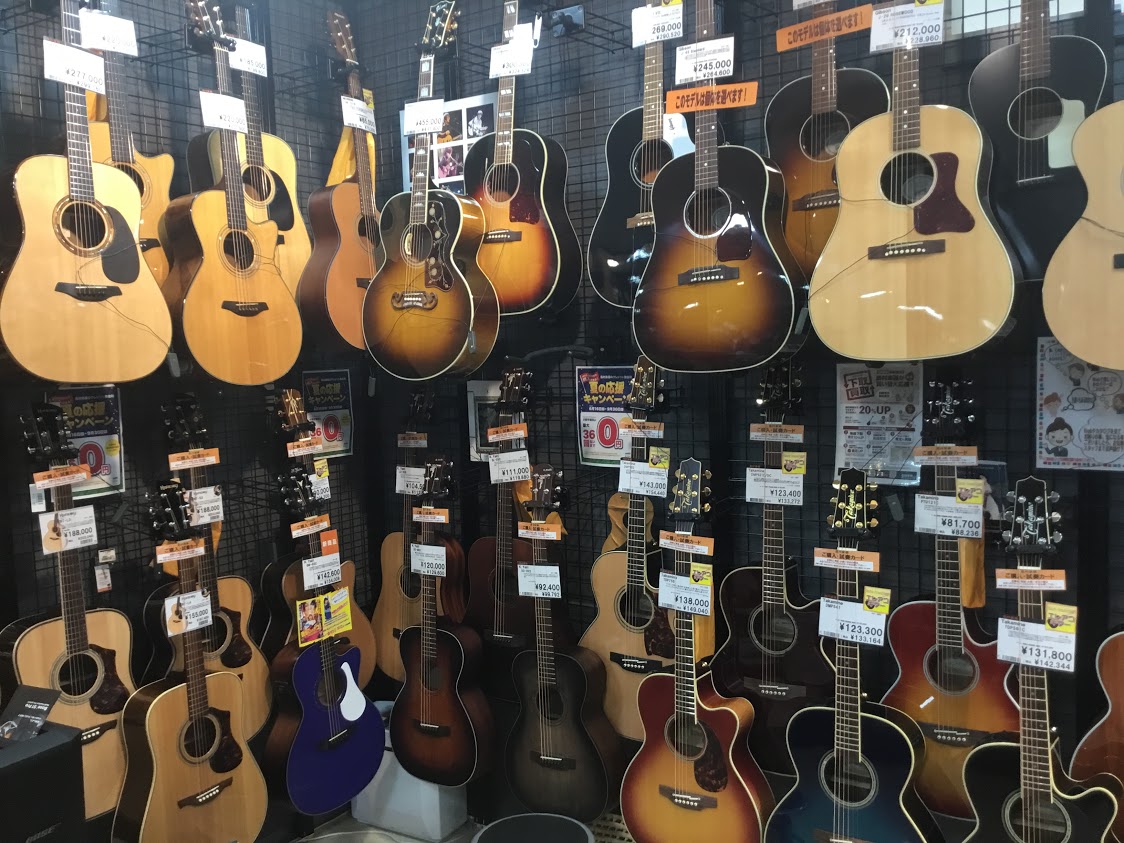 【アコースティックギター】姫路店展示全機種一覧（2018年9月28日更新）