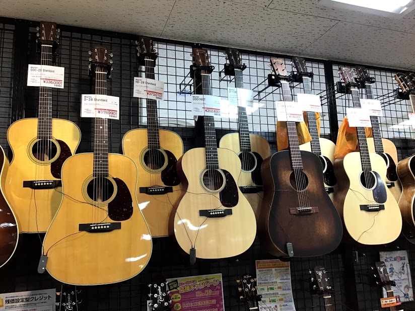 アコギ大特価セール！マーチンが新しく入荷しました！