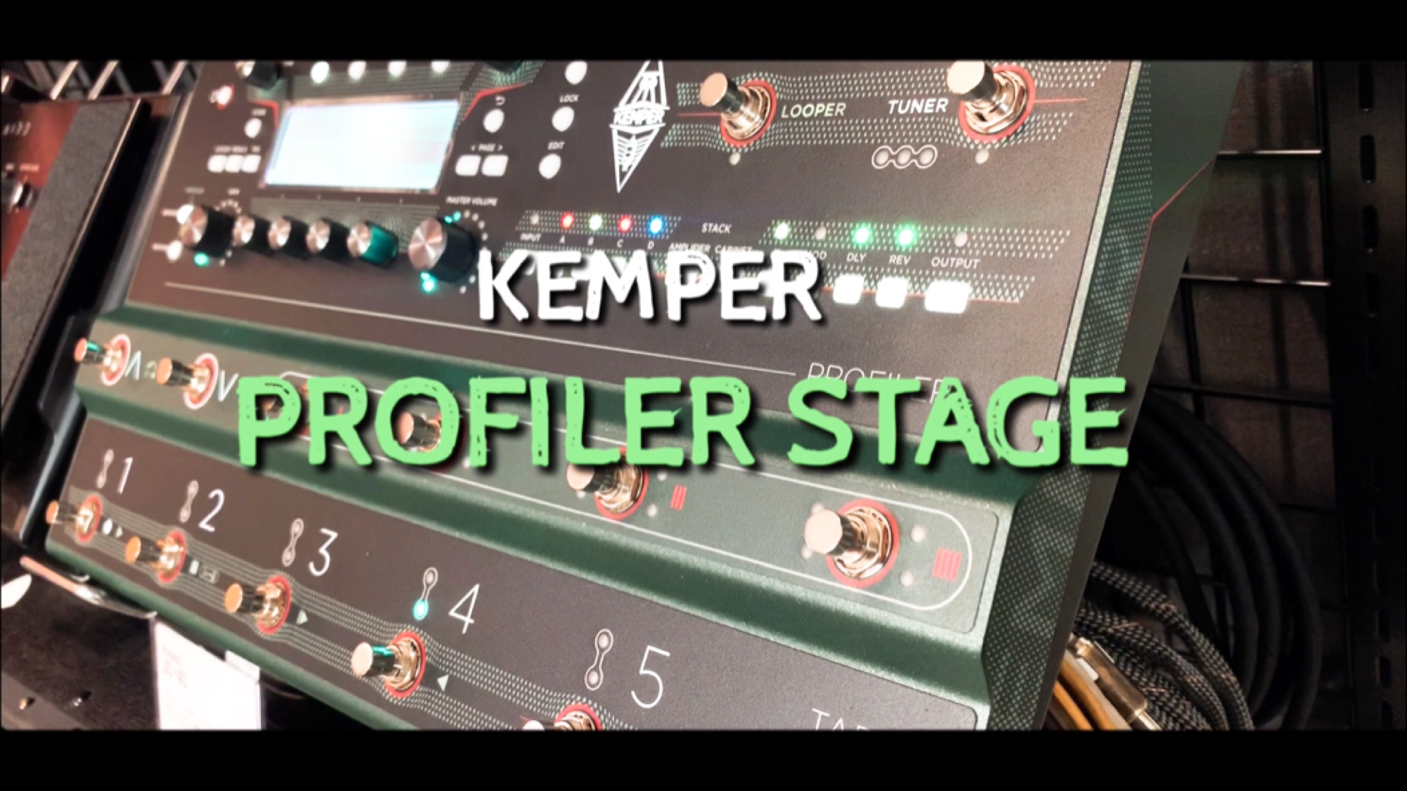 【動画レビュー】噂のKEMPER“PROFILER STAGE”をレビュー！