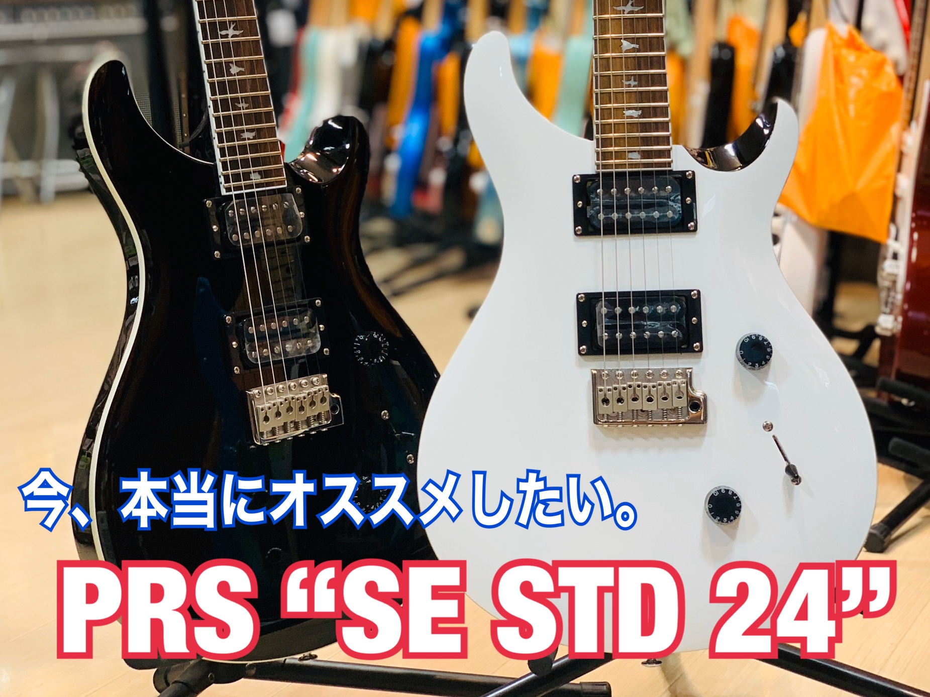 初心者の方へ】最初から最高のギターを！PRS “SE STD 24”(動画レビュー 