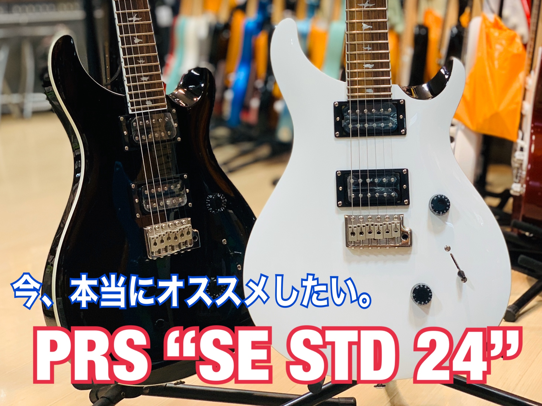 【初心者の方へ】最初から最高のギターを！PRS “SE STD 24”(動画レビュー）