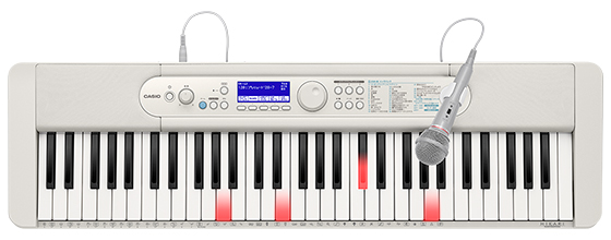 鍵盤が光って、弾く場所を教えてくれる光ナビゲーションキーボードCASIO　LK-520