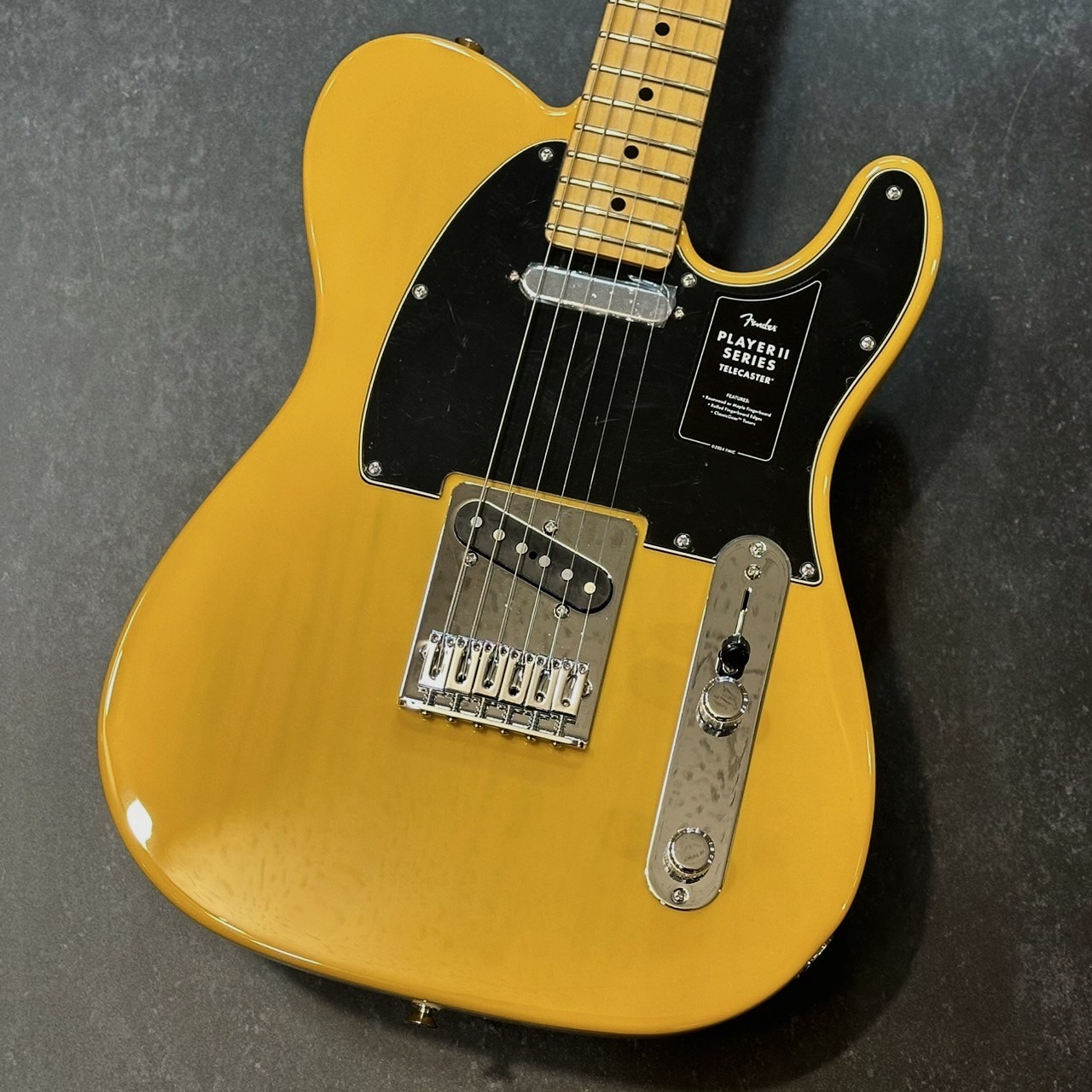 FenderPlayer II Telecaster Maple Fingerboard【2.79kg】Butterscotch Blonde Chambered Ash