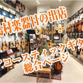 【アコギ総合】100本以上展示中！！アコースティックギター選びは日の出店にお任せください！