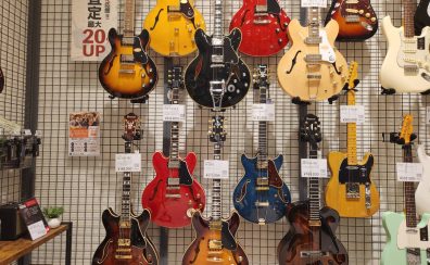 箱物エレキギター強化展示中！【セミアコギター/フルアコギター】