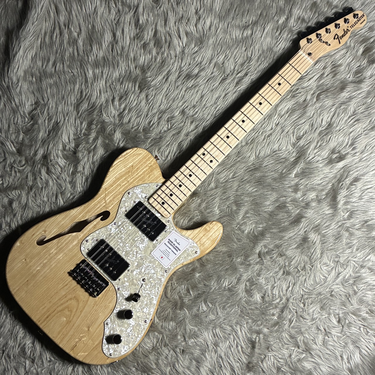 FenderMade in Japan Traditional 70s Telecaster Thinline Natural