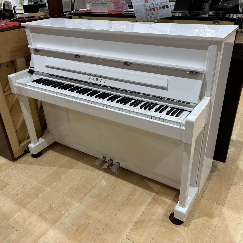 展示品アップライトピアノKAWAI K-114SX WHP