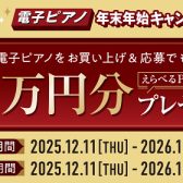 【CASIO電子ピアノ】キャッシュバックキャンペーン実施♪