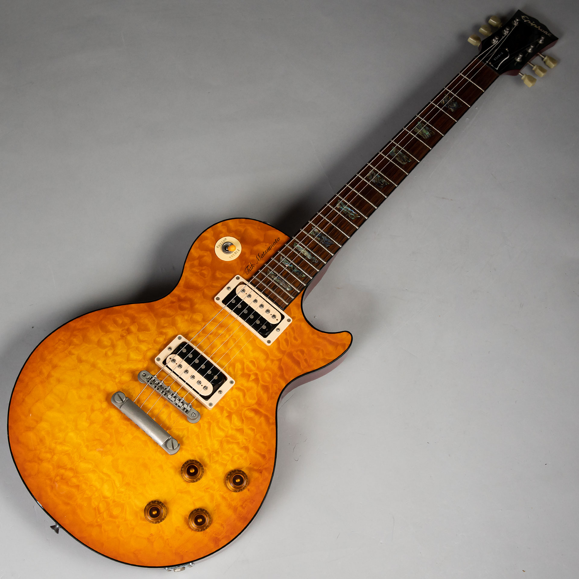 Usedギター Tak Matsumoto Les Paul Tak Burst Aaaキルトメイプル Usedギター Tak Matsumoto Les Paul Tak Burst Aaaキルトメイプル