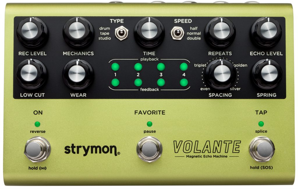 *Strymon "Volante" "Volante"はビンテージ機さながらのサウンドを出力するエコーペダル。ドラム、テープ、スタジオエコーに対応し、アナログ・レトロ感満載の音色を奏でてくれます。さらにスプリングリバーブも搭載することでより一層幅広い音作りが可能に。空間を自在に操る、プレイヤーの感 […]
