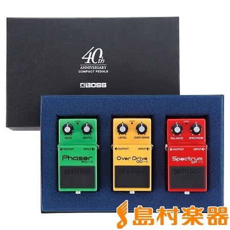 【エフェクター】BOSS 40TH ANNIVERSARY BOX SET今購入のチャンスです！