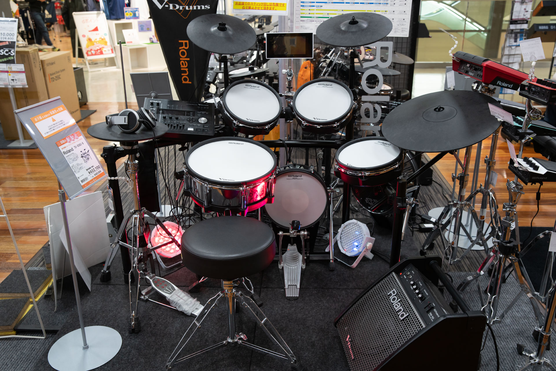 【電子ドラム】V-Drumフラッグシップモデル　TD-50SC-S 島村楽器限定モデルが展示品に限り大特価！！