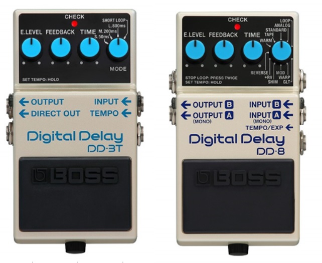 *BOSS DD-3T 世界中のギタリストから高い支持を得ているディレイ「DD-3」の持つ不朽のディレイサウンドと直感的な操作性はそのままに、機能性を強化したモデル”DD-3T"が登場。新たに「タップテンポ機能」が追加され、本体スイッチまたは外部フットスイッチによるタップテンポ入力が可能になりました […]