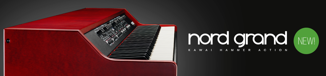 *広島パルコ店には、多数のnord製品が展示販売中です！！この度は新製品「Nord Grand」や試奏可能な商品のご紹介をいたします！！ *ClaviaがKAWAIのトリプルセンサーハンマーキーベッドを採用したアイボリータッチのフラッグシップステージピアノ「nord Grand」を発表！！ nord […]