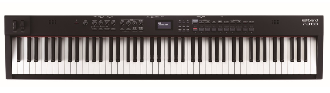 【Roland新製品 RD-88】高い演奏性能をコンパクト・サイズに凝縮 マイ・ファースト・ステージピアノに最適！