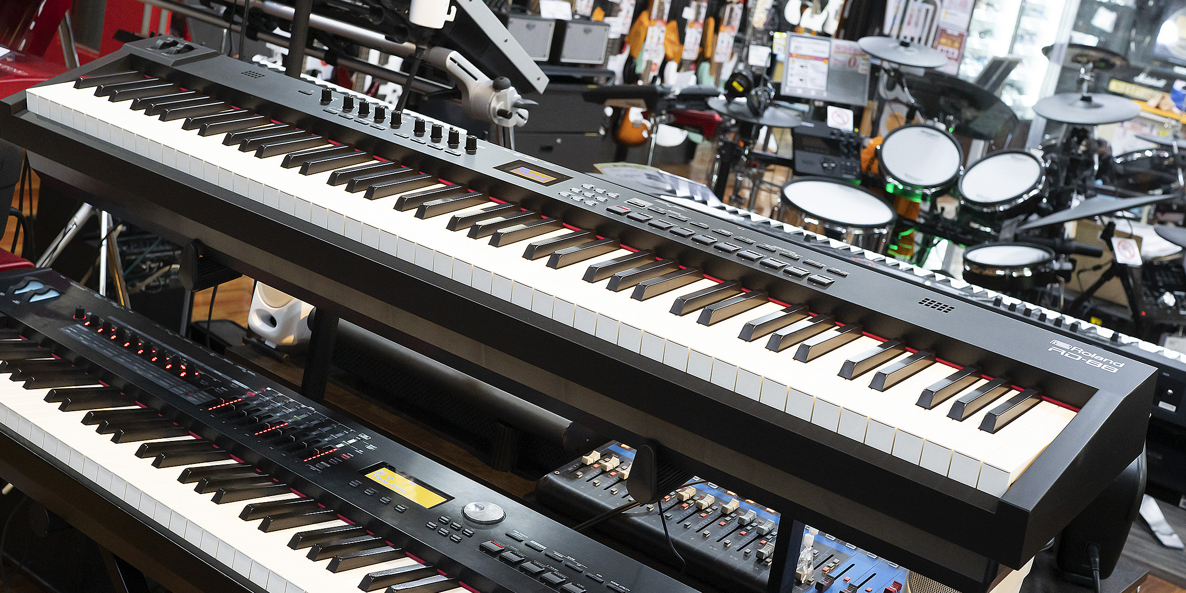 Roland RD-88  スピーカー搭載の軽量でコンパクトなステージピアノが広島パルコ店にて展示販売中！！