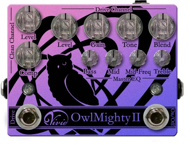 *Vivie OwlMighty Ⅱ OwlMighty Ⅱは、”OwlMighty”の後継機種として、サウンドの全面的な再調整・デザインのリニューアルを行ったベース用プリアンプ。多くのプロベーシストの意見を取り入れ再設計しました。OwlMighty Ⅱは、EQセクション、Compセクション、Dri […]
