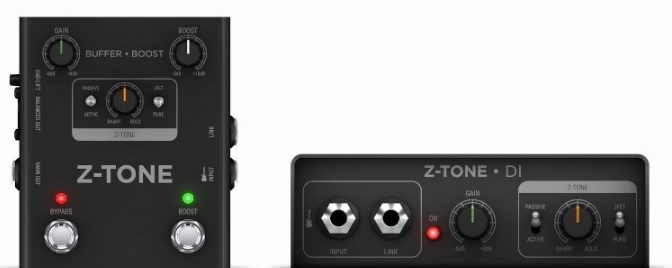 【プリアンプDI・アクティブDI】-IK Multimedia-入力インピーダンスを連続的に調整する「Z-Tone™技術」を搭載！プリアンプDIペダル”Z-TONE® Buffer Boost”、アクティブDIペダル”Z-TONE DI”発売！