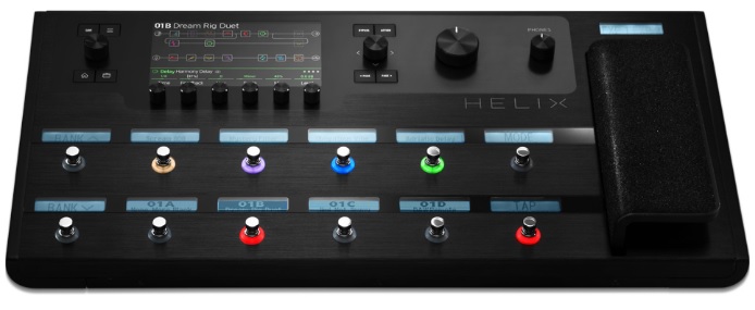 LINE6からリアルなチューブ・アンプ・モデルのサウンドとフィーリング演奏が可能なHelixのご紹介！！