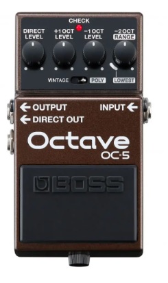 【オクターブ】-BOSS-オクターブペダルのニュースタンダード！”OC-5″発売！