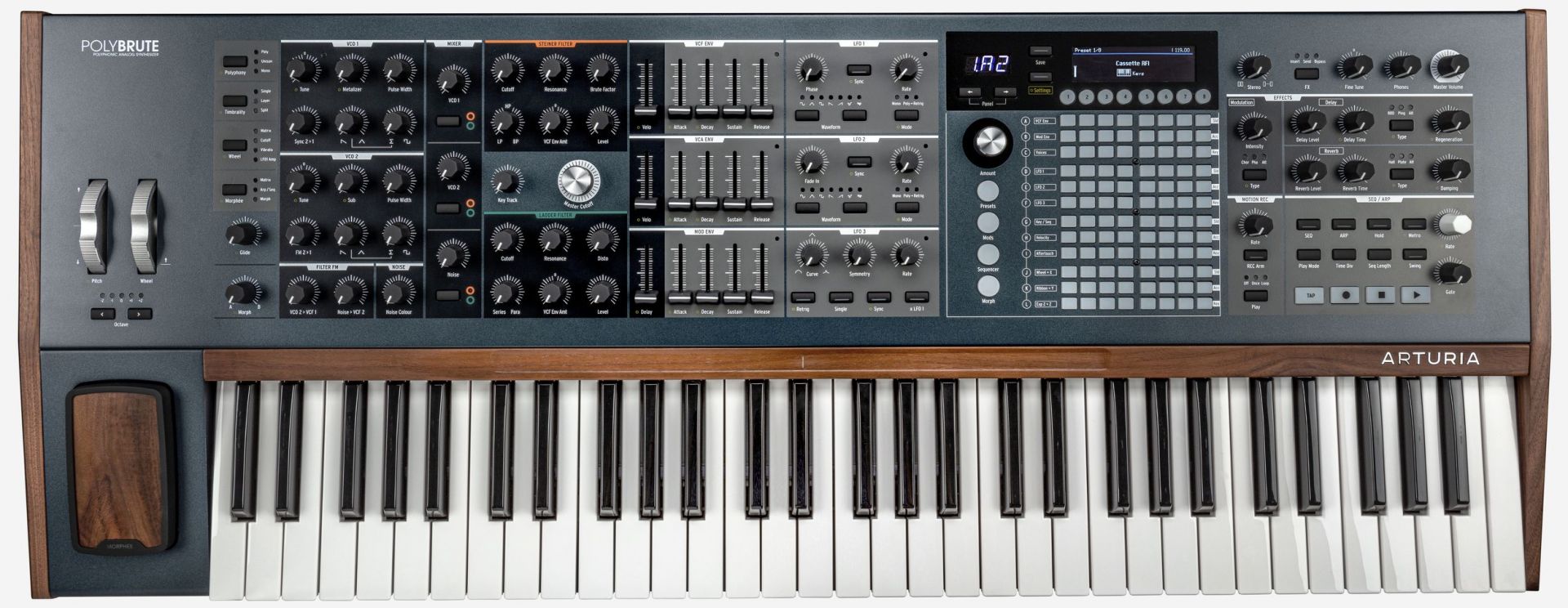 Arturia Poly Brute | 6ボイスモーフィング・アナログ・ポリフォニック・シンセサイザー