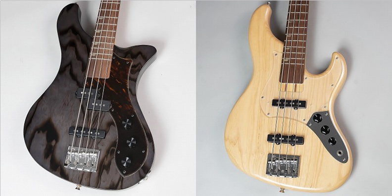 RYOGAから楽器としての美しさとパフォーマンス性の両立を可能にしたエレキベースが入荷！！