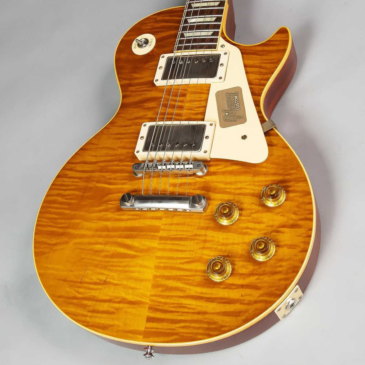 Gibson Custom Shopから杢目も美しいTrue Historic 1958 Les Paul PSLが入荷！！