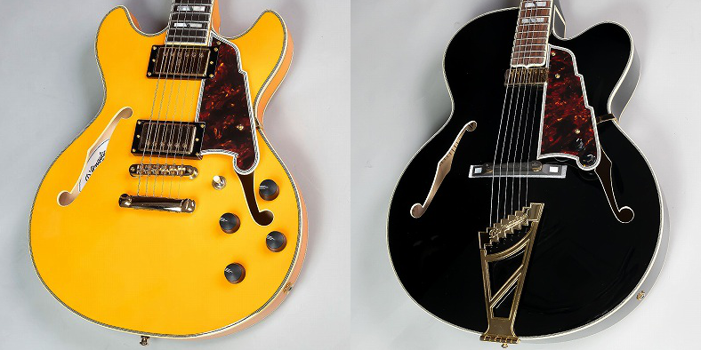 【エレキギター】米国のギター・ブランド「D’Angelico」からシックでゴージャスなモデルが入荷！！