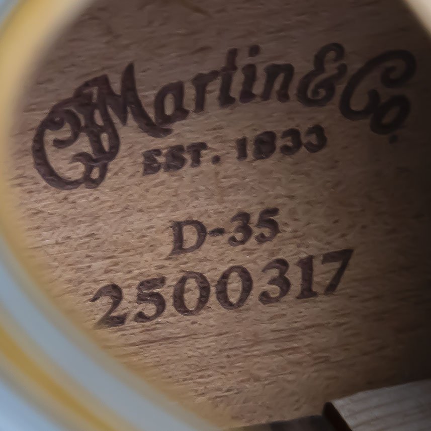 【アコースティックギター】Martinから多くのアーティストにも愛用されているまさにスタンダードモデルD-35 Standard入荷！！