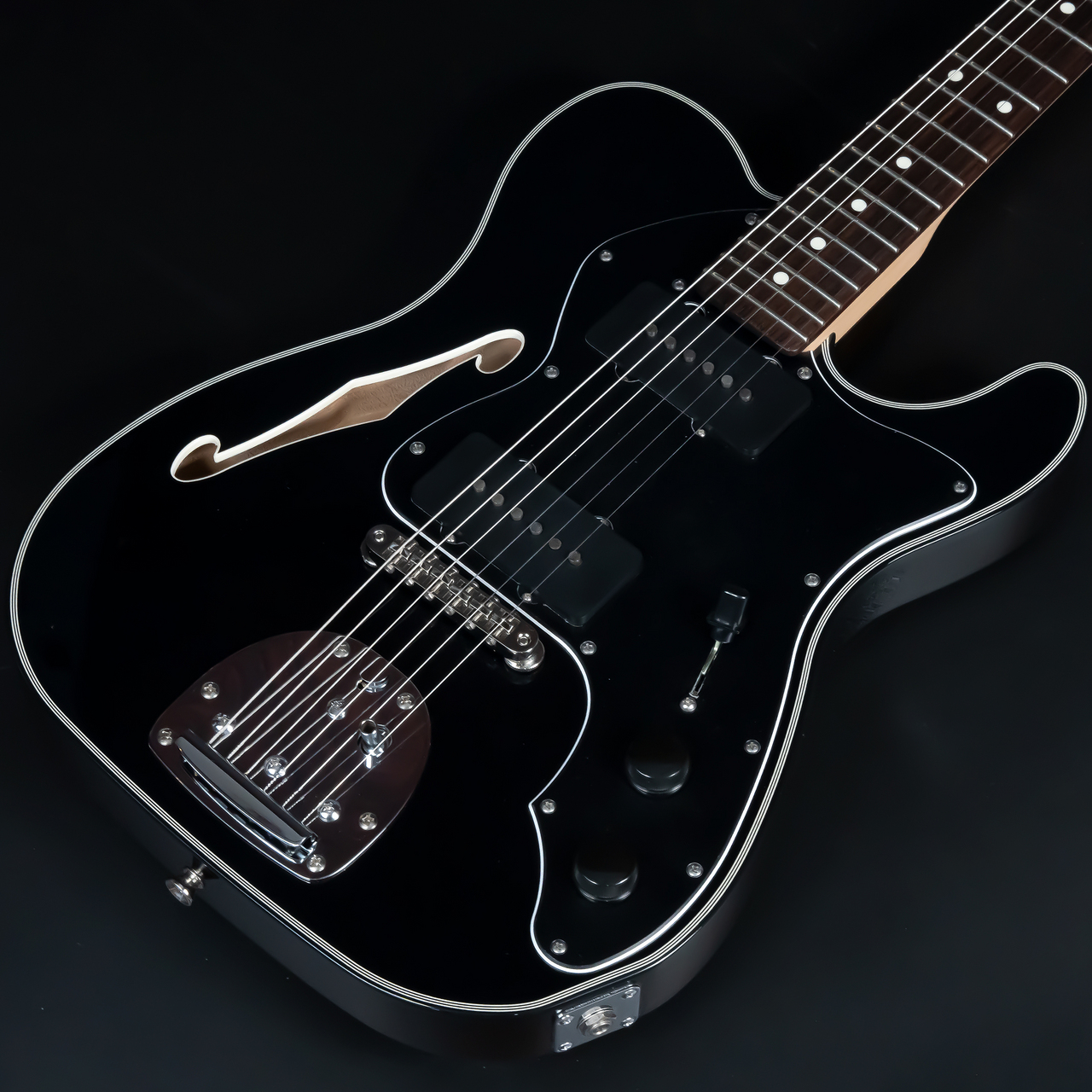 Psychederhythm Hollow-T Solid Black