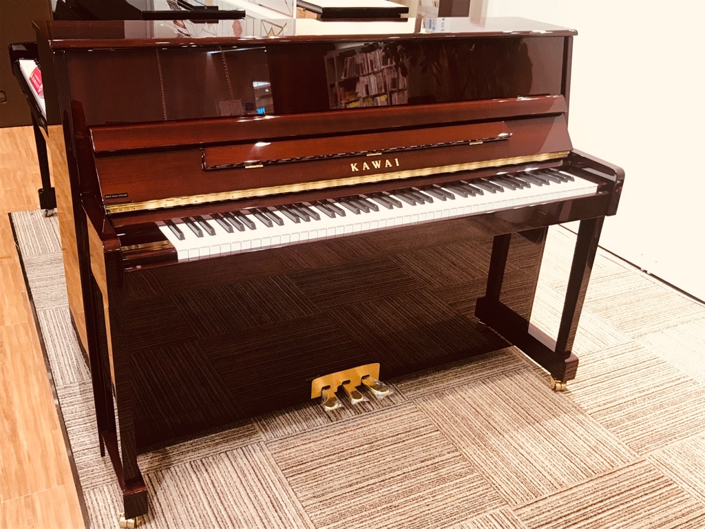 新品アップライトピアノKAWAI　K-114SN