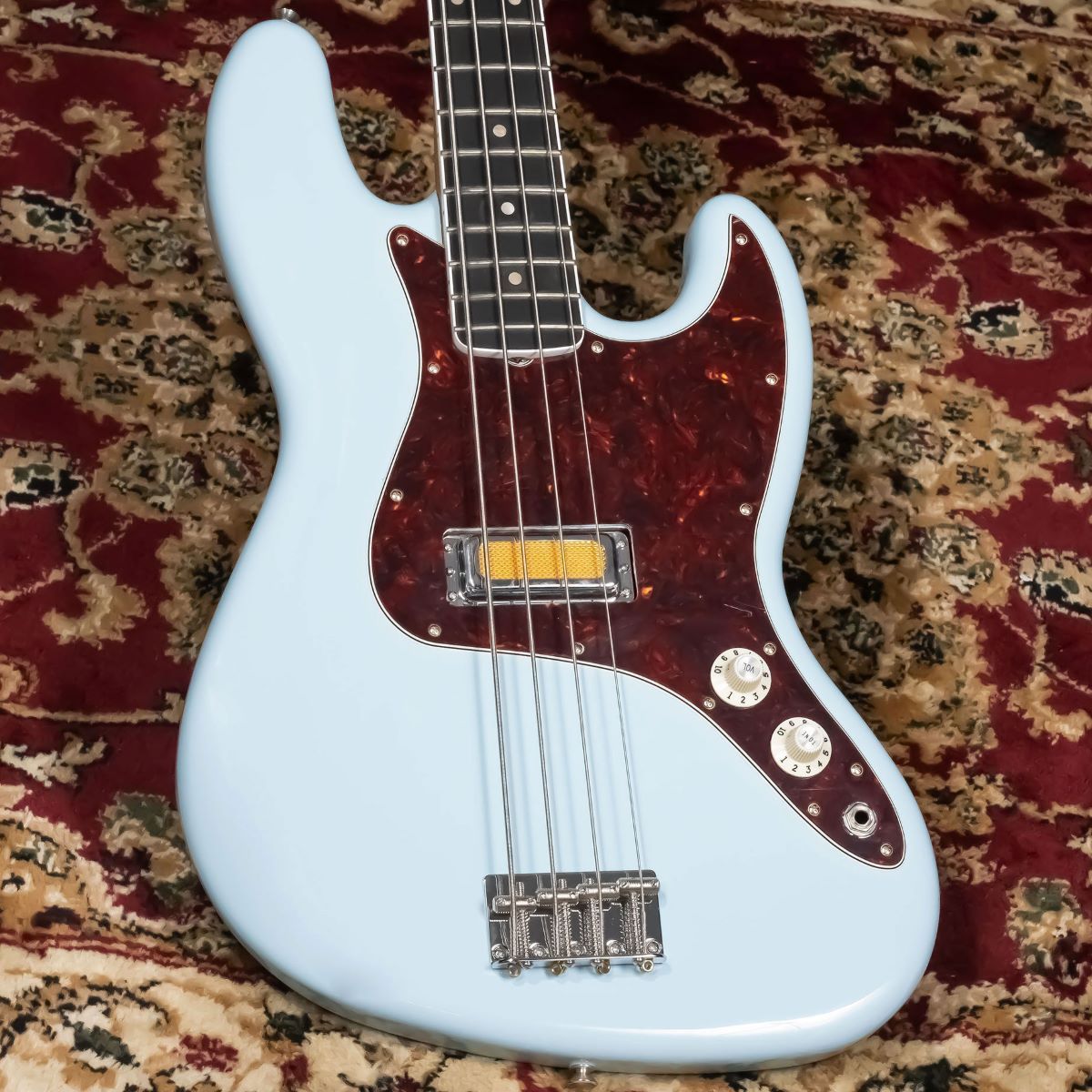 Fender Gold Foil Jazz Bass Sonic Blue