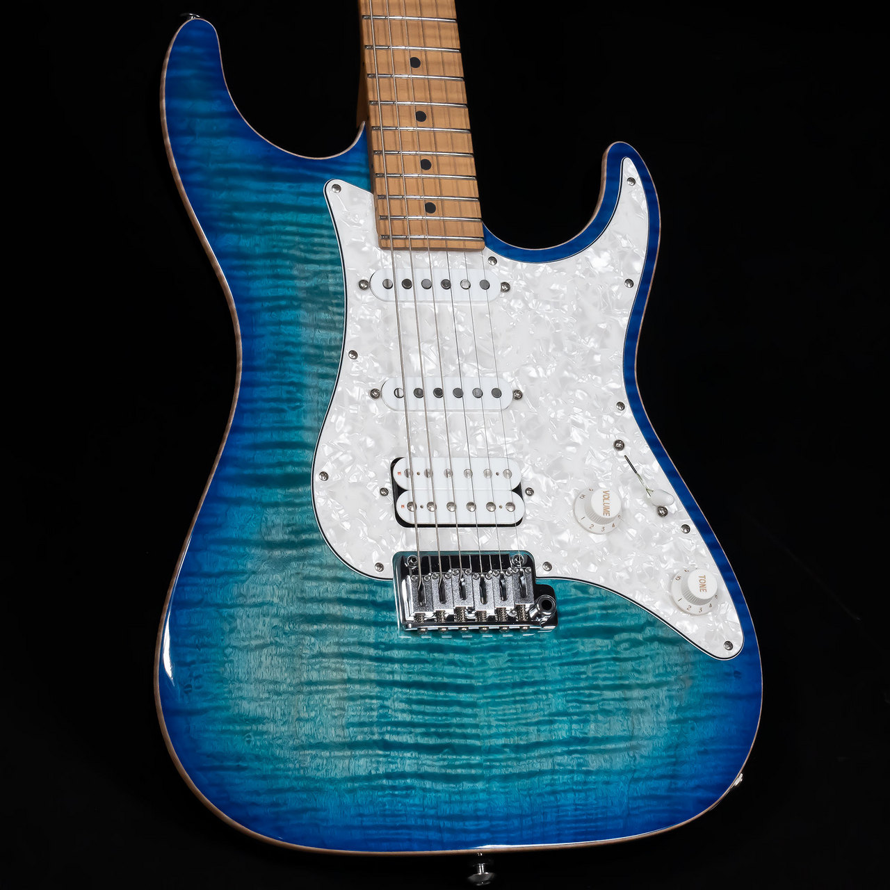 Suhr Guitars Standard Plus/Roasted Maple Bahama Blue Burst
