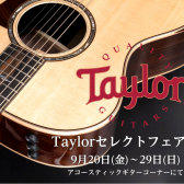 Taylorセレクトフェア開催します！