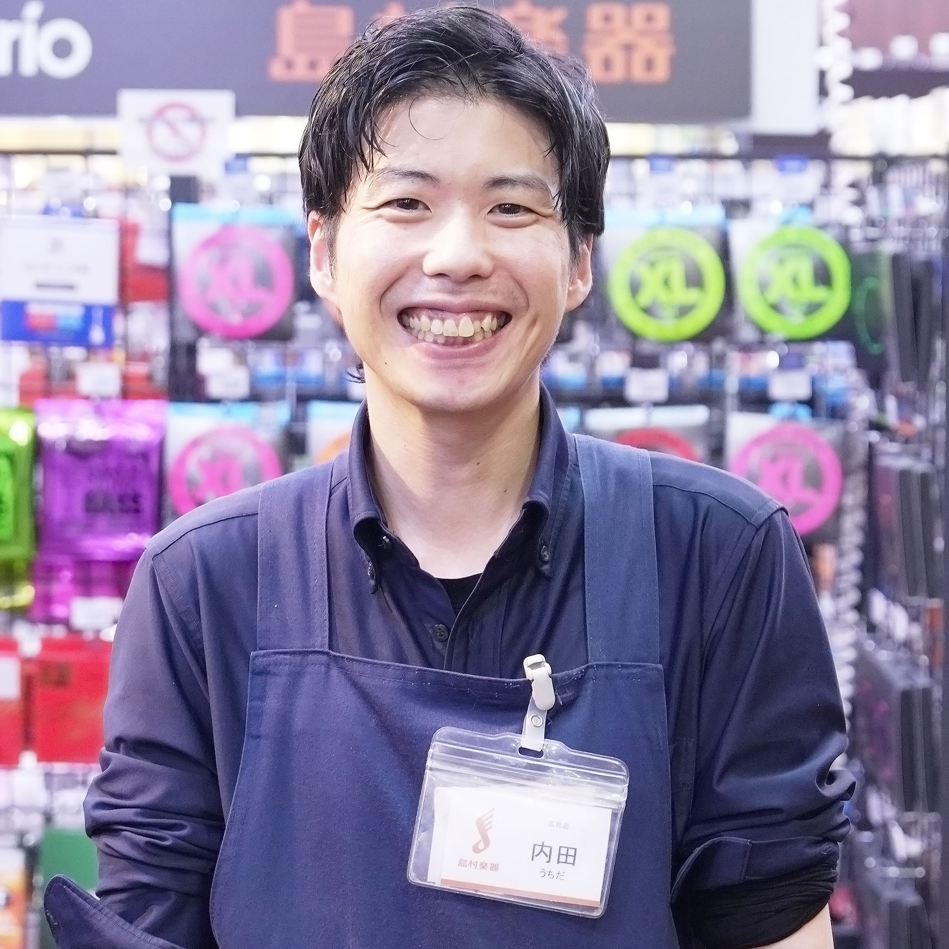 広島パルコ店 ギターアクセサリー担当内田 竜也