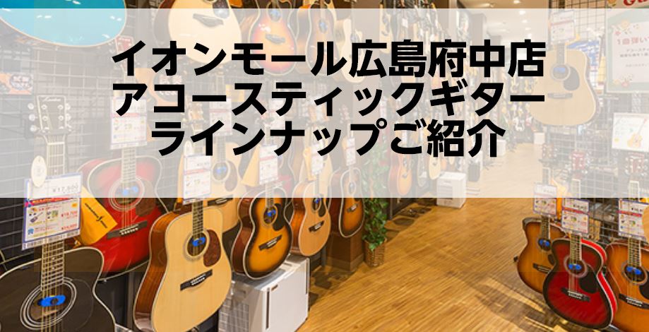 イオンモール広島府中店　アコースティックギター総合ページ（1/15更新）