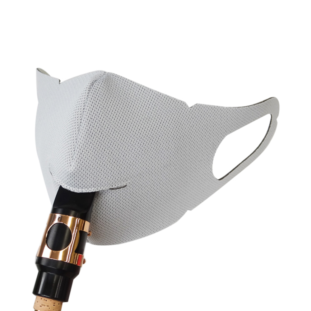 【新製品】島村楽器 x シリカクリン ® これで安心！管楽器演奏時の飛沫拡散を防止するマスク登場！
