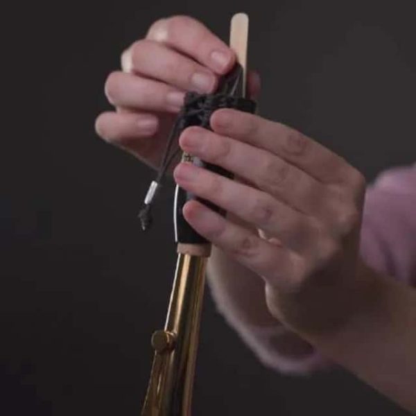 リードを丁寧に差し込み、位置・高さを整える<br />
