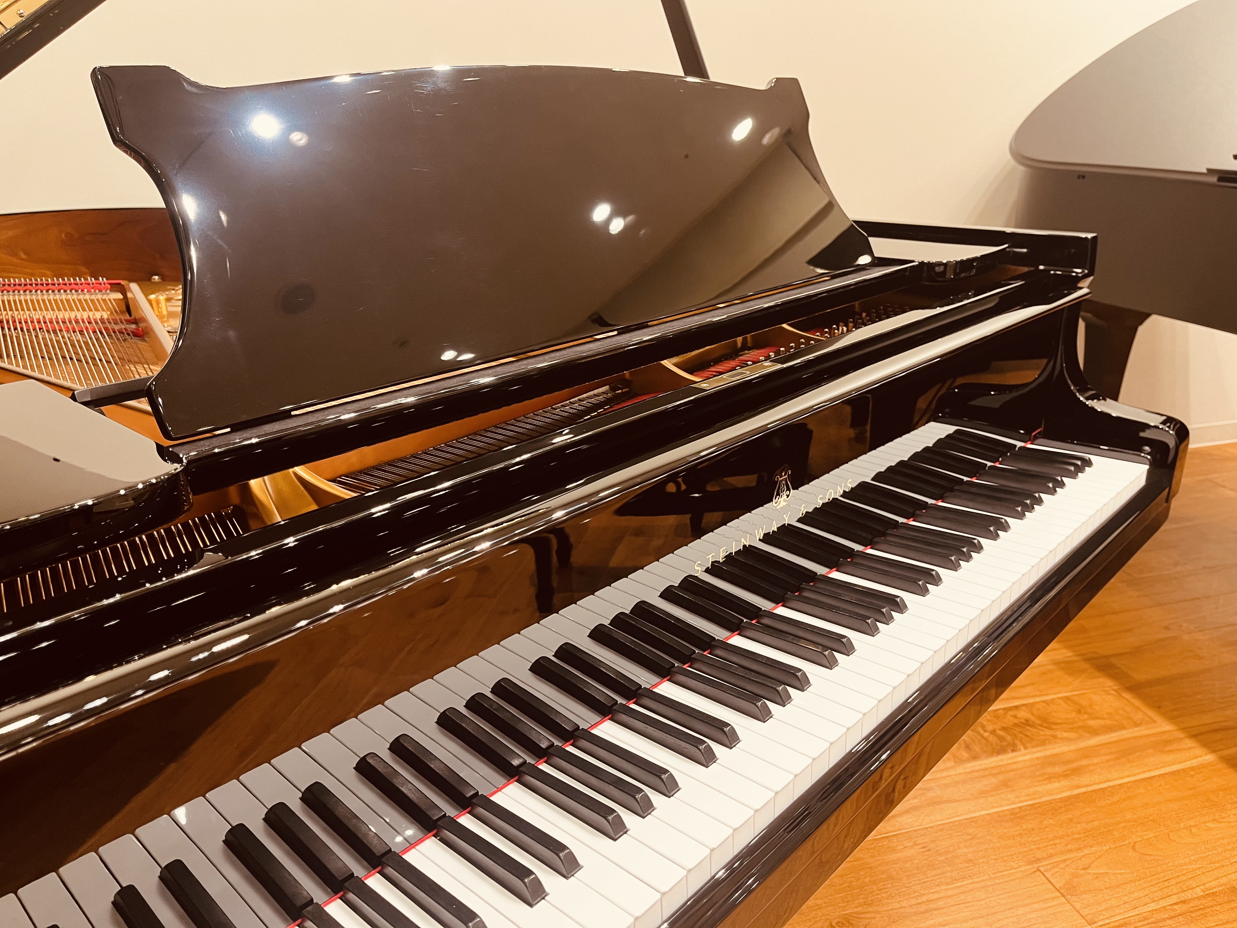 STEINWAY,A-188,スタインウェイ,グランドピアノ,鍵盤と譜面立
