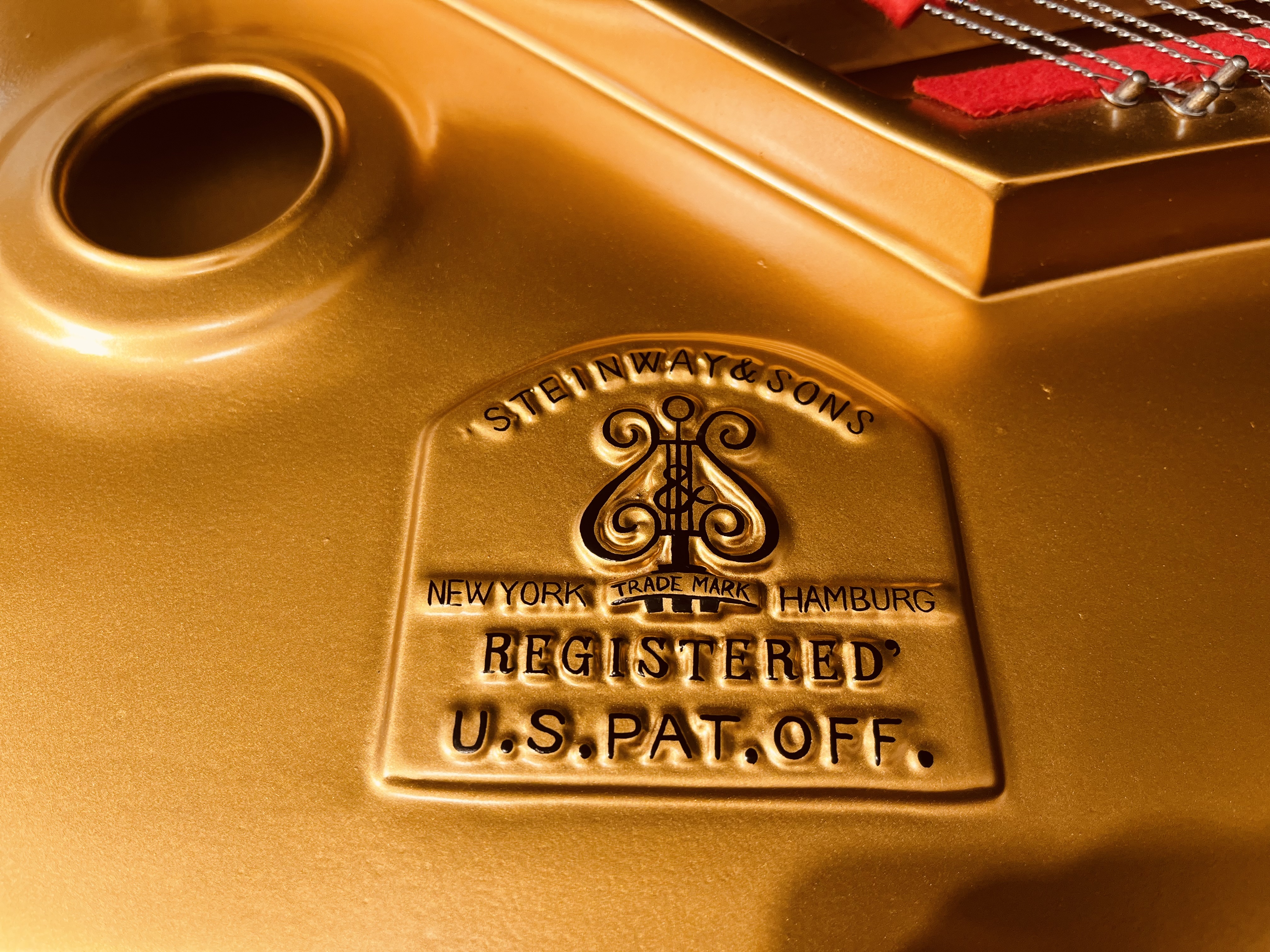 STEINWAY,A-188,スタインウェイ,グランドピアノ,フレームエンブレム