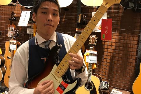 スタッフ写真 音楽教室・アコースティックギター・エレキギター・エレキベース・ 大塩