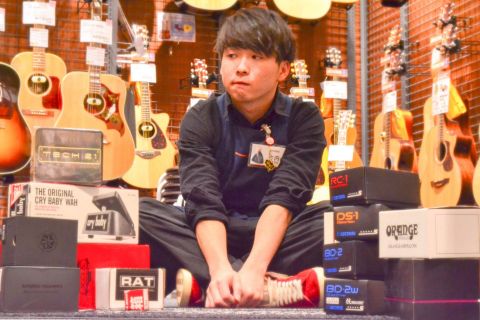スタッフ写真 エフェクター、ドラム関連、イベント、ドラムアドバイザー 竹内