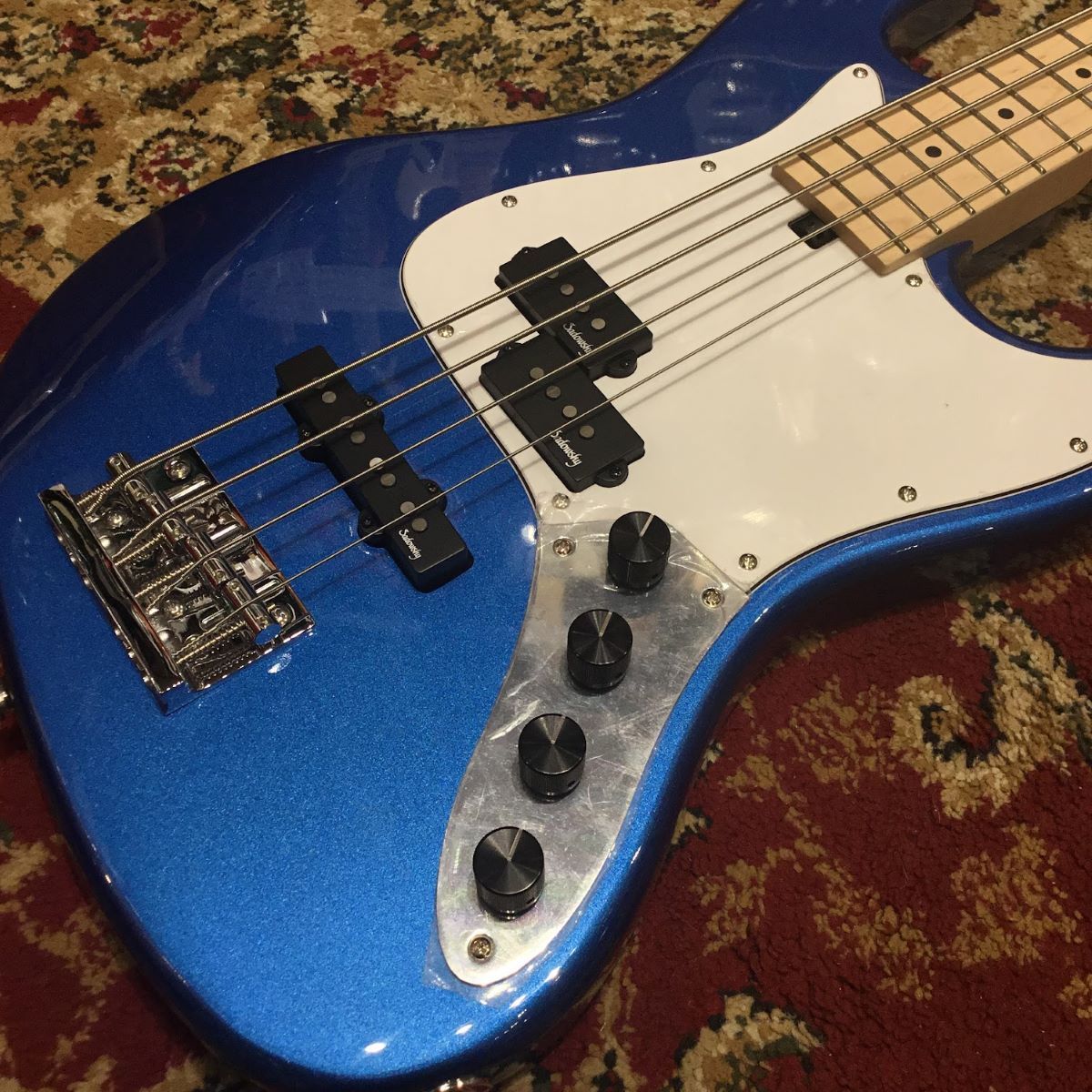 Sadowsky ME21 HP4 MAPLE Solid Ocean Blue Metallic High Polish 