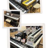 【電子ピアノ】コンパクトに置けるスタイリッシュ型ピアノ、多数展示しております🎹