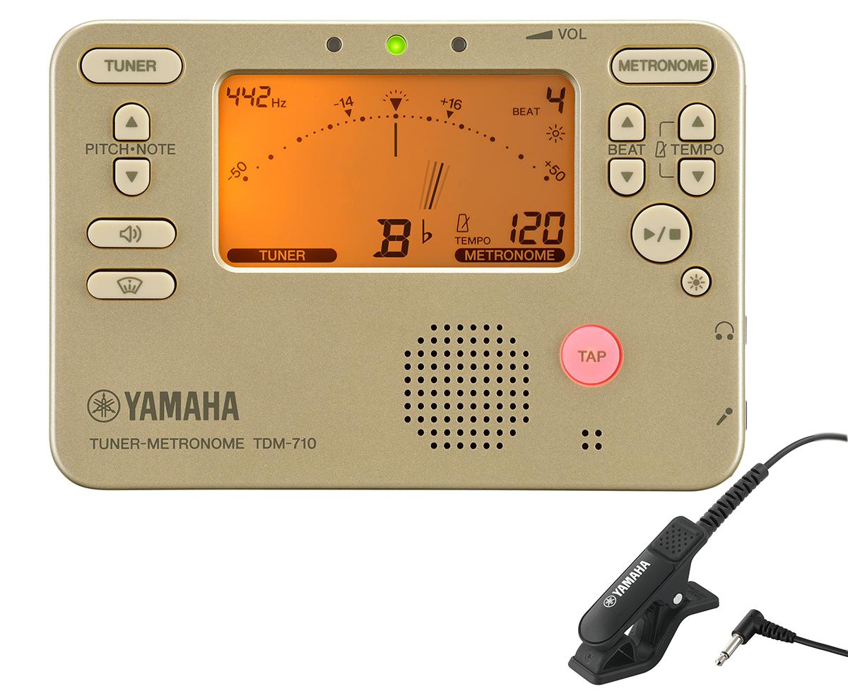 チューナーメトロノーム マイク付きYAMAHA TDM-710GLM