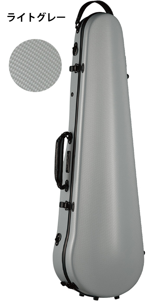カーボン素材　バイオリン用ケースCarbon Mac（カーボンマック）CFV-2　GRY（ライトグレー）