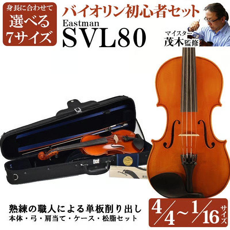 バイオリン4/4サイズ　セットEastman（イーストマン）SVL80セット