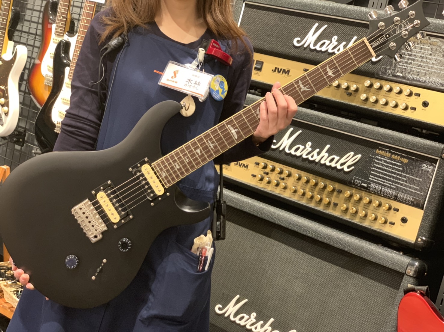 PRS SE STD24 SATIN BLACK 島村楽器限定モデル