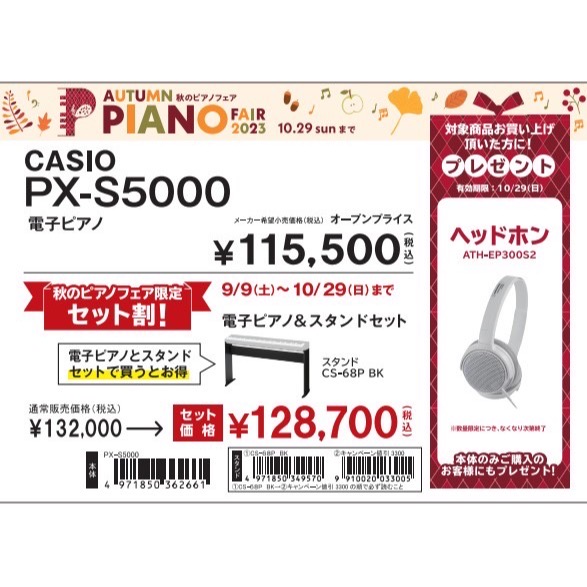 åäžã¹ã¿ã€ãªãã·ã¥ã¢ãã«PX-S5000