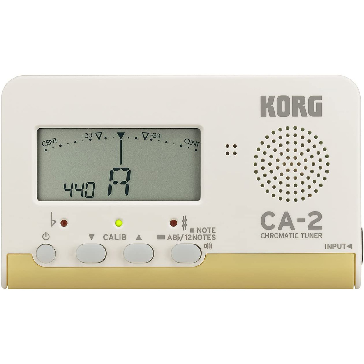 大きい音名表示でさらに見やすく。 ブラス・バンドやオーケストラに最適なコンパクト・チューナーKORG / CA-2